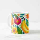 Kleurrijk fruit koffiemok (Voorkant links)