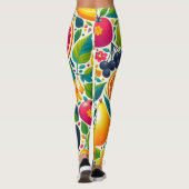 Kleurrijk fruit leggings (Achterkant)
