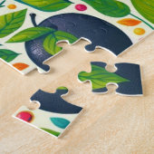 Kleurrijk fruit legpuzzel (Zijkant)