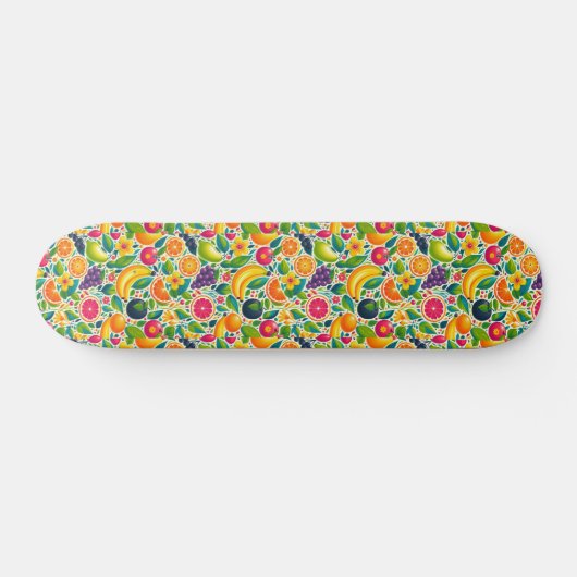 Kleurrijk fruit persoonlijk skateboard (Horizontaal)