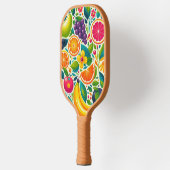 Kleurrijk fruit pickleball paddle (Links)