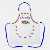 Kleurrijk fruit-thema schort (Voorkant)