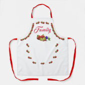 Kleurrijk fruit-thema schort (Voorkant)