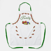 Kleurrijk fruit-thema schort (Voorkant)