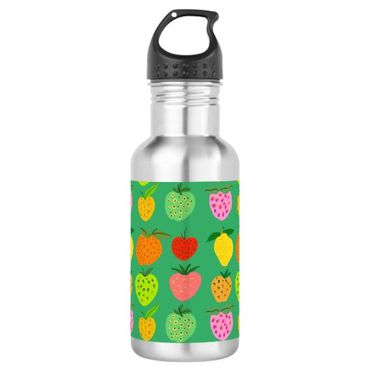 Kleurrijk fruit waterfles  (Voorkant)