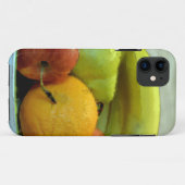 Kleurrijk fruitblad, Sinaasappel, appel, peer, Case-Mate iPhone Case (Achterkant (horizontaal))