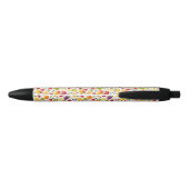 Kleurrijk Fruitig Patroon Pen (Witte Basis) (Achterkant)