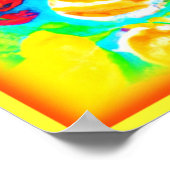 Kleurrijk fruitpatroon. Bestel nu Poster (Hoek)