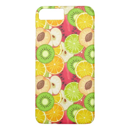 Kleurrijk fruitpatroon Case-Mate iPhone case (Achterkant)