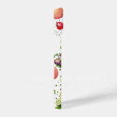 Kleurrijk fruitpatroon Citrus blauwe bessen iPhone Hoesje (Rechterkant)