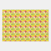 Kleurrijk fruitpatroon inpakpapier vel (Voorkant 3)