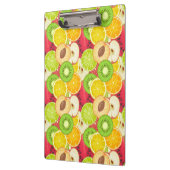 Kleurrijk fruitpatroon klembord (Links)