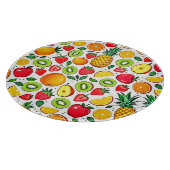Kleurrijk fruitpatroon ontwerp snijplank (Hoek)
