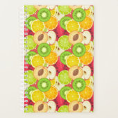 Kleurrijk fruitpatroon planner (Voorkant)