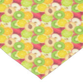 Kleurrijk fruitpatroon tafelkleed (Gekanteld)