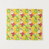 Kleurrijk fruitpatroon wandkleed (Voorkant (horizontaal))