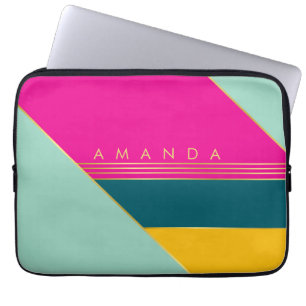 Kleurrijk Funky Stijlvol Chic Trendsettend Laptop Sleeve