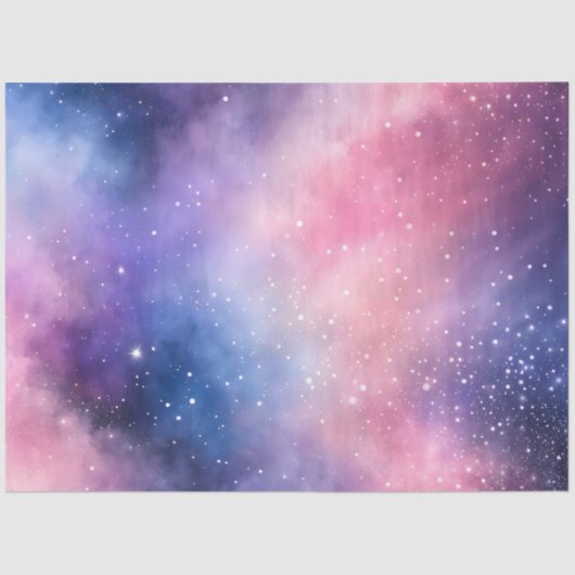 Kleurrijk Galaxy Art Tissue Paper Tissuepapier (Voorkant)