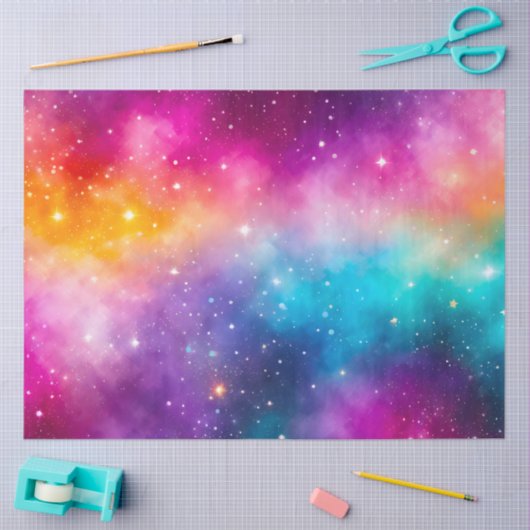 Kleurrijk Galaxy Art Tissue Paper Tissuepapier (Craft)