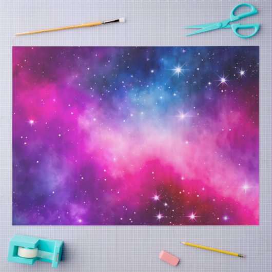 Kleurrijk Galaxy Art Tissue Paper Tissuepapier (Craft)