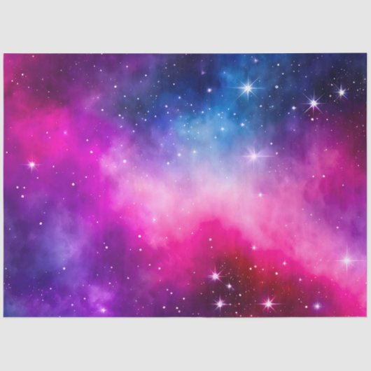 Kleurrijk Galaxy Art Tissue Paper Tissuepapier (Voorkant)