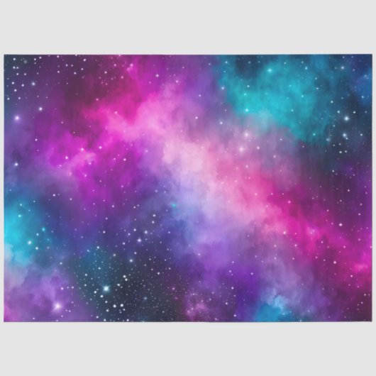 Kleurrijk Galaxy Art Tissue Paper Tissuepapier (Voorkant)