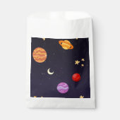 Kleurrijk Galaxy Feestje Bedankzakje (Voorkant)