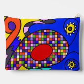 Kleurrijk geabstraheerd etui (Achterkant)