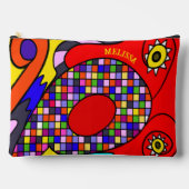 Kleurrijk geabstraheerd etui (Voorkant)