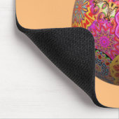 Kleurrijk gebarsten paasei muismat (Hoek)