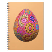Kleurrijk gebarsten paasei notitieboek (Voorkant)