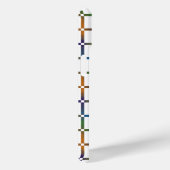 Kleurrijk Geblendeerd Regenboograster met Negatiev Case-Mate iPhone Case (Achterkant / Rechts)