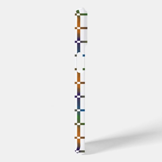 Kleurrijk Geblendeerd Regenboograster met Negatiev Case-Mate iPhone Case (Achterkant / Rechts)