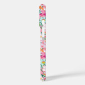 Kleurrijk gebloemd tuin monogram Case-Mate iPhone case (Achterkant / Links)