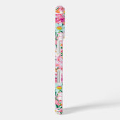Kleurrijk gebloemd tuin monogram Case-Mate iPhone case (Achterkant / Rechts)
