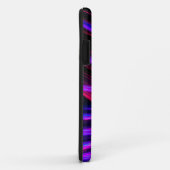 Kleurrijk gebogen licht, DIY naam, wit script Case-Mate iPhone Case (Achterkant/rechts)