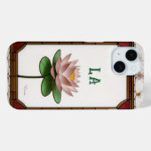 Kleurrijk Gebrandschilderd Bloemmotief Case-Mate iPhone Case (Achterkant (horizontaal))