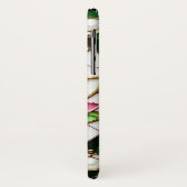 Kleurrijk gebrandschilderd bloemmotief Case-Mate iPhone case (Achterkant/links)