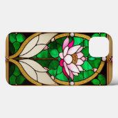 Kleurrijk Gebrandschilderd Bloemmotief Case-Mate iPhone Case (Achterkant (horizontaal))