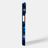 Kleurrijk Gebrandschilderd Glas Abstracte Winter K Case-Mate iPhone Case (Achterkant / Rechts)