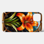 Kleurrijk Gebrandschilderd Glas Bloem Case-Mate iPhone Case (Achterkant (horizontaal))