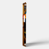 Kleurrijk Gebrandschilderd Glas Bloem Case-Mate iPhone Case (Achterkant / Rechts)