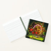 Kleurrijk  gedetailleerd grafisch Notitieboek (Binnen)