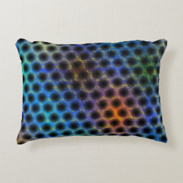 Kleurrijk gedragen met zwarte polka stippen. accent kussen