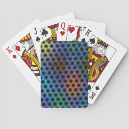 Kleurrijk gedragen met zwarte polka stippen. pokerkaarten