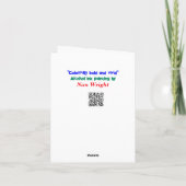 Kleurrijk gedurfde en levendige verjaardag kaart (Achterkant)