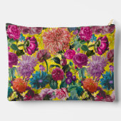  kleurrijk geel Floral monogram Etui (Achterkant)