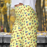Kleurrijk geel vlinderpatroon leggings<br><div class="desc">Vlieg naar Mode: Breng je stijl naar nieuwe hoogten met deze Butterfly-leggings! De combinatie van felle kleuren met een comfortabele, flatterende pasvorm, ze zijn ideaal voor casual draag of het toevoegen van een speelse touch aan uw garderobe. Mooi, charmant en uniek, deze leggings zijn klaar om een statement te maken....</div>