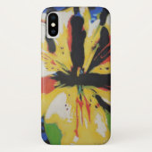 Kleurrijk geel zwart en rood abstract Case-Mate iPhone case (Achterkant)