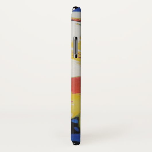 Kleurrijk geel zwart en rood abstract Case-Mate iPhone case (Achterkant / rechts)